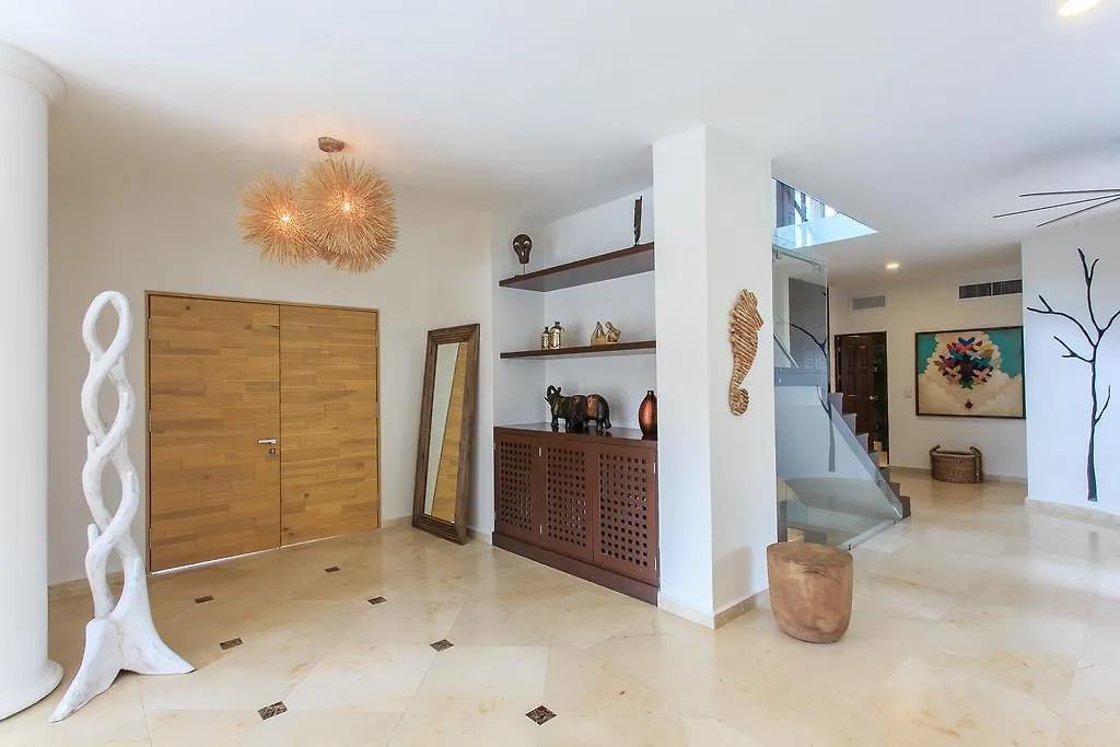 Steps To Best Beach Villa Unica 6Bedroom Playa del Carmen Meksyk